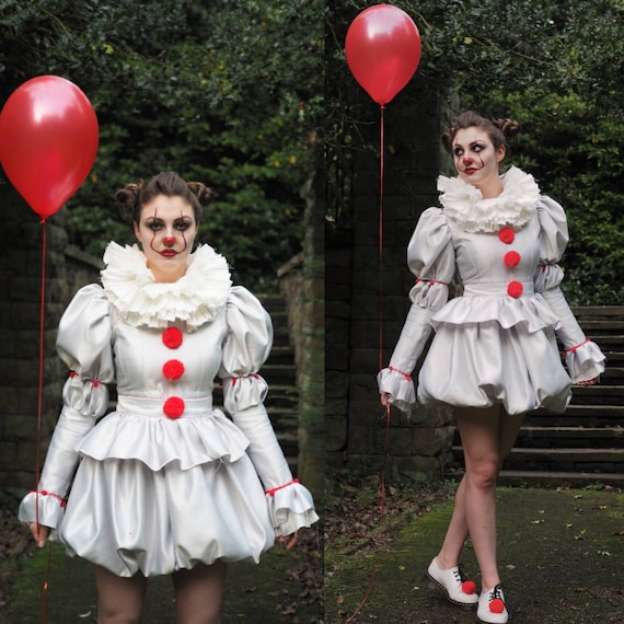 Pennywise Costume dress IT 2017 clown costume cosplay.