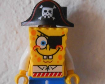 CUSTOM Christmas MINI Ornament Made From LEGO Pirate Spongebob Squarepants