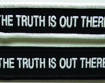 The Truth Is Out There Embroidered X-Files Patch