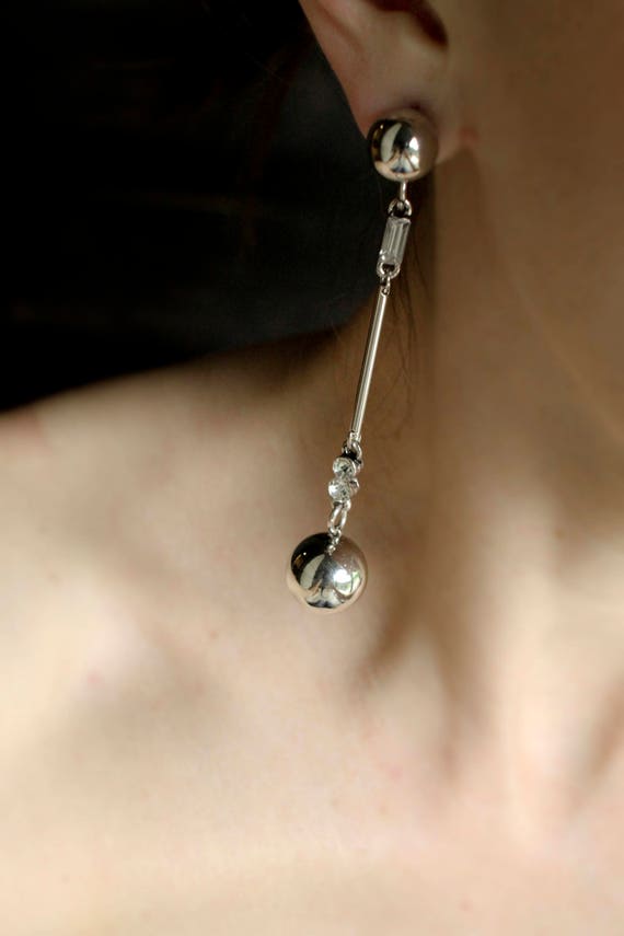 SALE! Statement Earrings - Modern Minimalist. Sterling .925 Silver: Boston