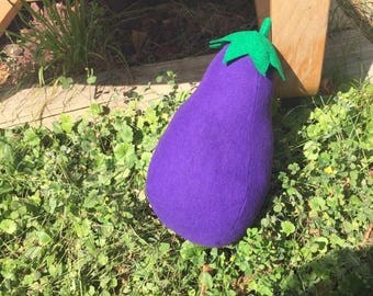 giant eggplant pillow