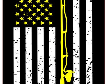 Free 276 Fishing Pole American Flag Svg SVG PNG EPS DXF File