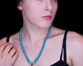 Turquoise Cross Necklace