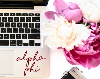 Alpha Phi Laptop Yetti Camelbak Decal
