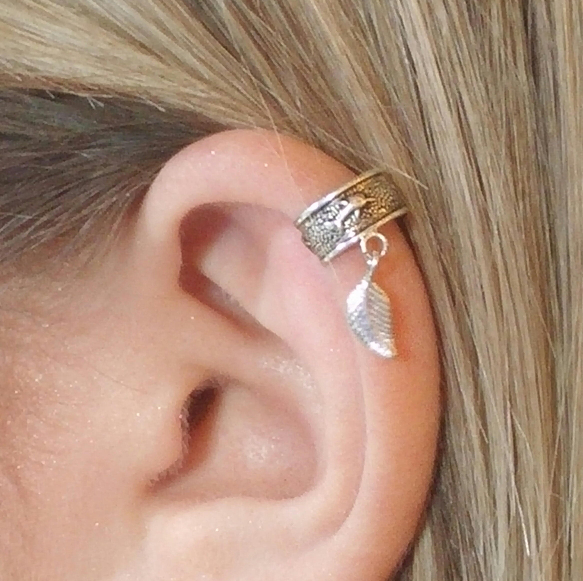 Ear Clip Ear Wraps Earring Cuff Fake Ear Cuff Silver Ear