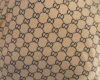 Gucci Inspired Designer Inspired Print Spandex By The Yard
