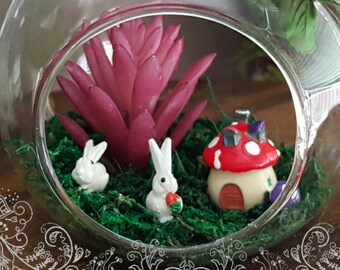 Bunny Terrarium Glass ball