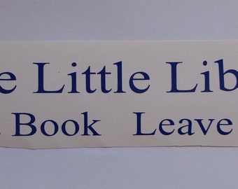 Little Free Library Printable Sign