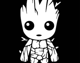 Groot car decal | Etsy