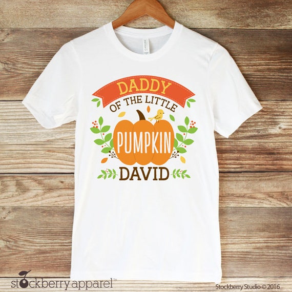 Pumpkin Dad of Birthday Girl Shirt Fall Dad Shirt
