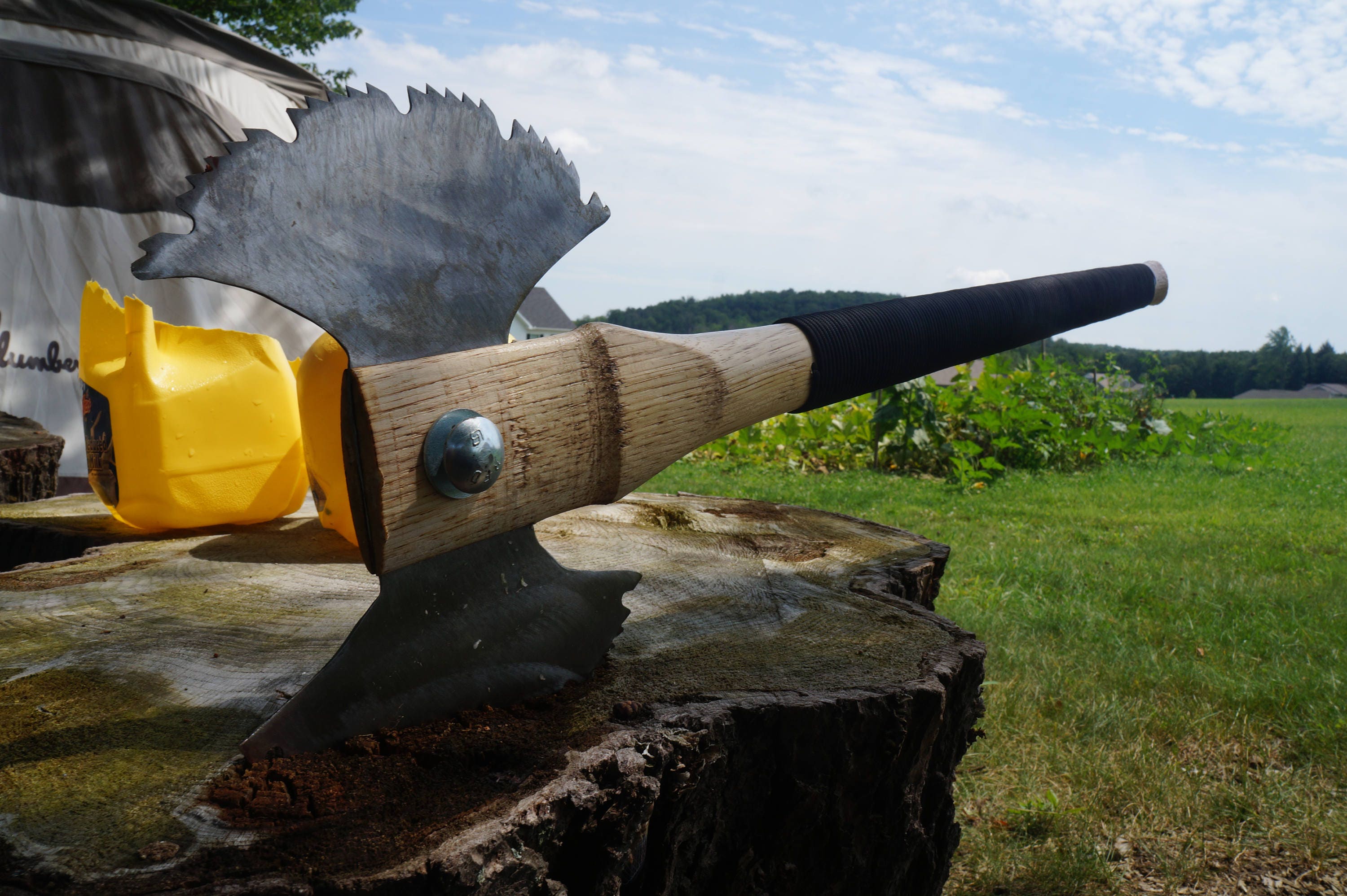 Double Sided Saw Blade Axe