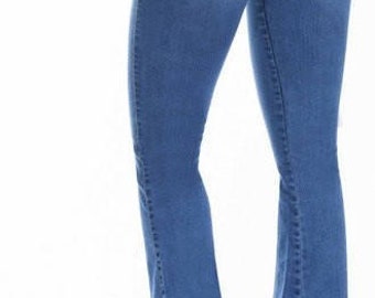 Vintage Style, Flares/ Boot Cut Denim Jeans