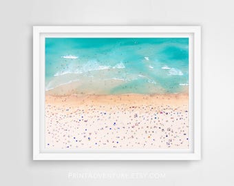 Beach Print, Coast Print, Aerial Beach, Beach Wall Art, Waves Print, Beach Photography, Tropical Print, Ocean Wall Art Print, Coastal Print