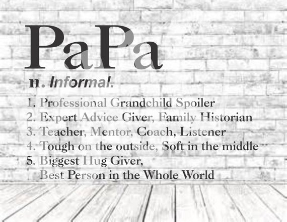 Free Free Papa Definition Svg 490 SVG PNG EPS DXF File