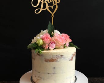 40th Cake Topper, 40 year blessed cake topper, 40th anniversary cake topper, Personalized Cake Topper for Wedding, Anniversary, Birthday