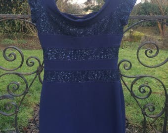 Boutique BERNSHAW Navy Occasion wear Dress