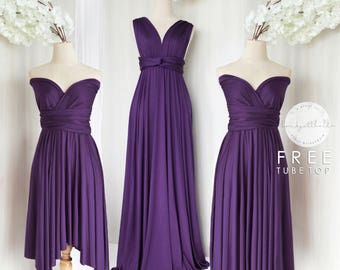 Eggplant Bridesmaid Dresses