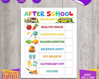 Routine chart | Etsy