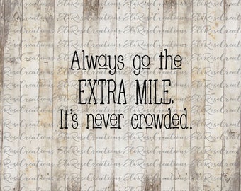 Extra mile | Etsy