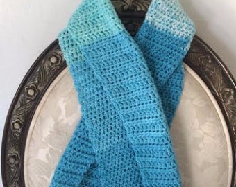 Simple Crochet Scarf Pattern - Crochet Scarf Pattern- Easy Scarf Pattern PDF - Instant Digital Download - Basic Crochet Scarf Design