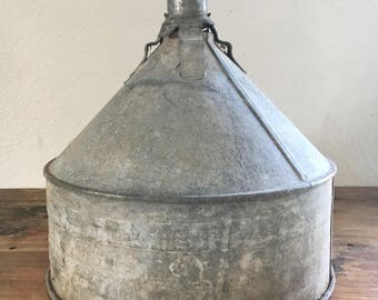Vintage Galvanized Farm Funnel