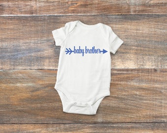 Baby brother onesie Little brother coming home outfit Cute new baby boy tee Cool baby boy outfit New brother outfit My new baby boy Bodysuit