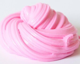 Fluffy cotton candy scented slime