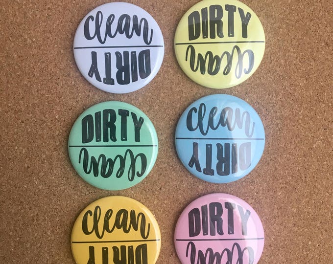 Clean Dirty Dishwasher Magnet