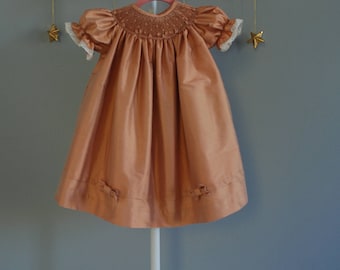 Silk Smocked Dress