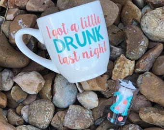 21st Birthday Gift, 21st Birthday, Finally 21, Birthday Shot Glass, Hangover, Gift for Her