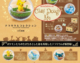 CLAYDOUGH & ME Re-ment Pokemon Terrarium /Rement Pokemon Terrarium