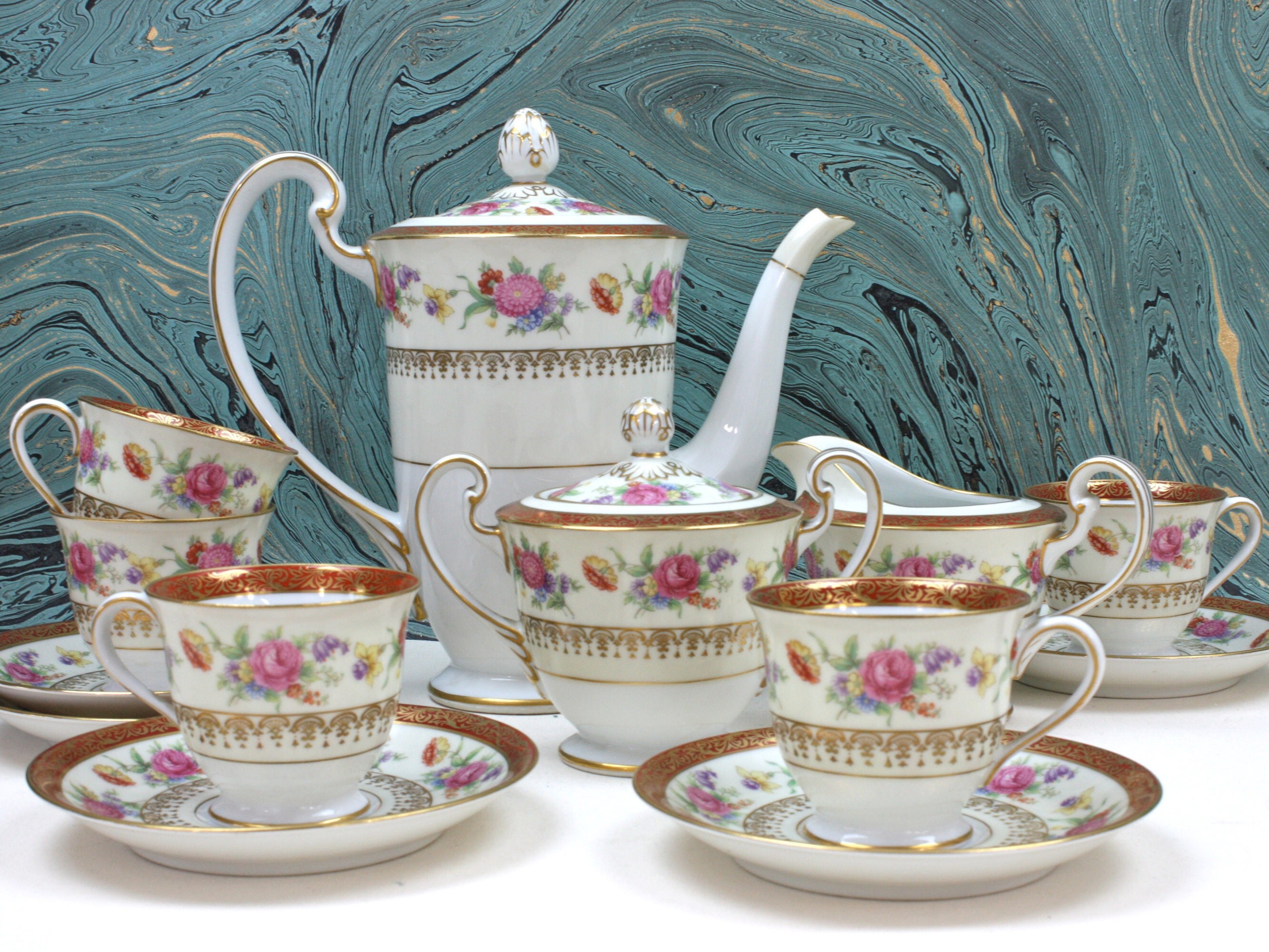 Noritake China Tea Set - kn91xqf
