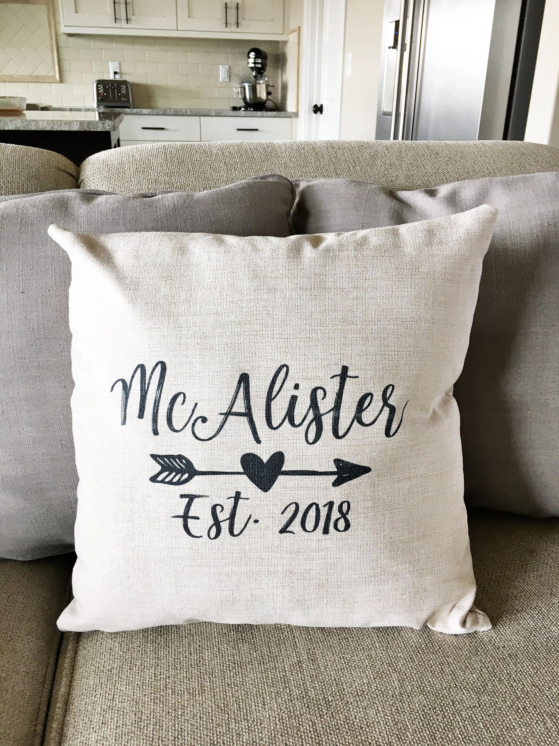 Monogram Pillow Cover Monogram Pillow Cover