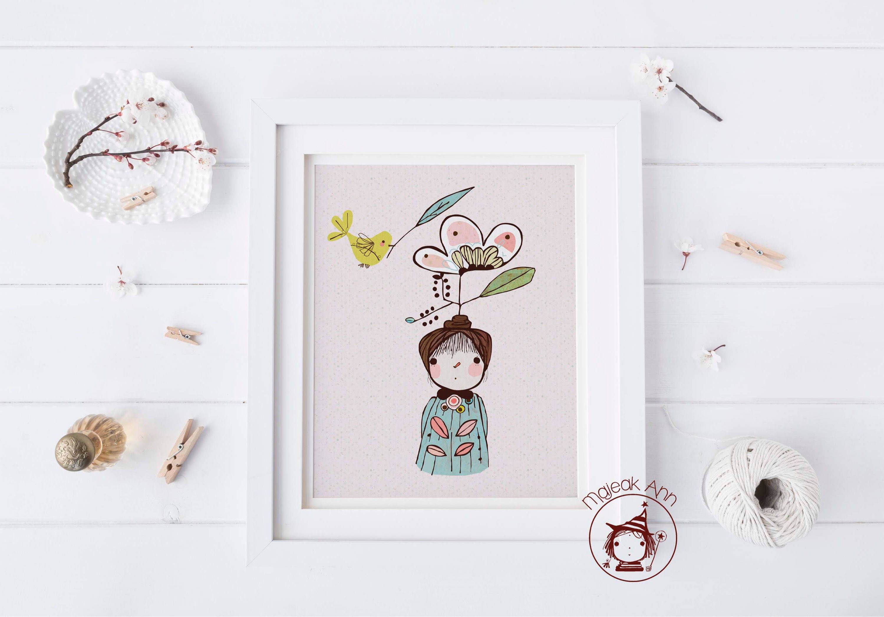 AVA Nursery Decor Fine Art print baby decor adorable