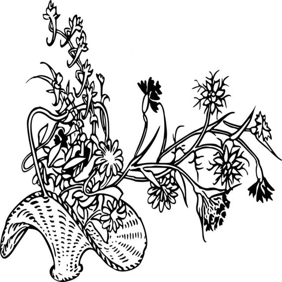 Plants Coloring Page Figure 2. Printable Coloring Page