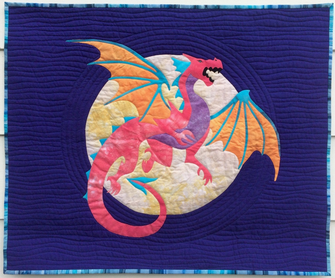 Dastardly Dragon Appliqué Pattern