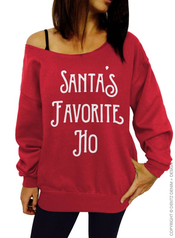 santa and santas favorite ho shirts