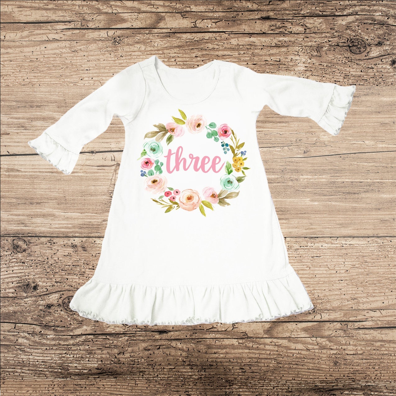 Birthday Dress for Three Year Old Third Birthday Outfit