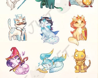 League of Legends Cat Prints