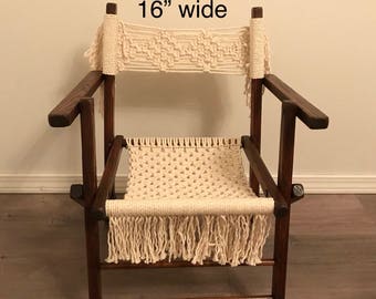 Macrame chair | Etsy