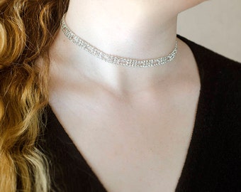 NDN115BGCRY Bright Gold Crystal Choker main image 1