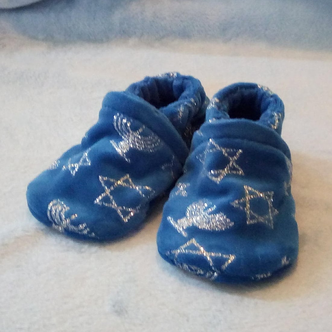 Hanukkah: Soft Sole Baby Shoes 3-6M Hanukkah: Soft Sole Baby Shoes 3-6M