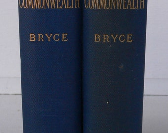 antique books, The American Commonwealth, 1891, political history, free shipping, from Diz Has Neat Stuff