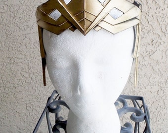 FULL DETAIL-Hippolyta of Themyscira Inspired Tiara Crown Wonder Woman the movie cosplay headgear crown