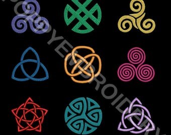 CELTIC design for embroidery machine / celtique /celte motif pour broderie machine / INSTANT DOWNLOAD