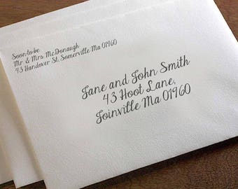Envelope printing | Etsy