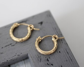 Small gold hoops, Tiny gold hoop earrings, gold filled hoop earrings, small hoop earrings, everyday earrings, earrings small, tiny hoops