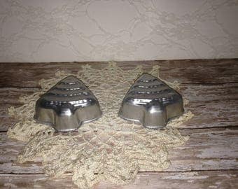Vintage Jello Christmas Molds, Vintage Jello Molds, Christmas Tree Jello Molds, Vintage Christmas Tree Jello Molds, Set of 2 Jello Molds