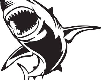 Free Free 235 Silhouette Shark Jaws Svg SVG PNG EPS DXF File