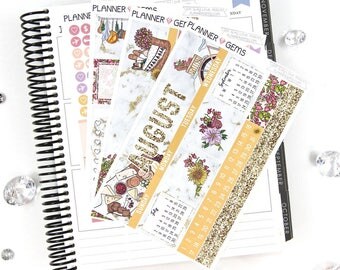 Eat Slay Love August Monthly View Planner Kit | 206 Stickers | Planner Stickers | For Erin Condren LifePlanner